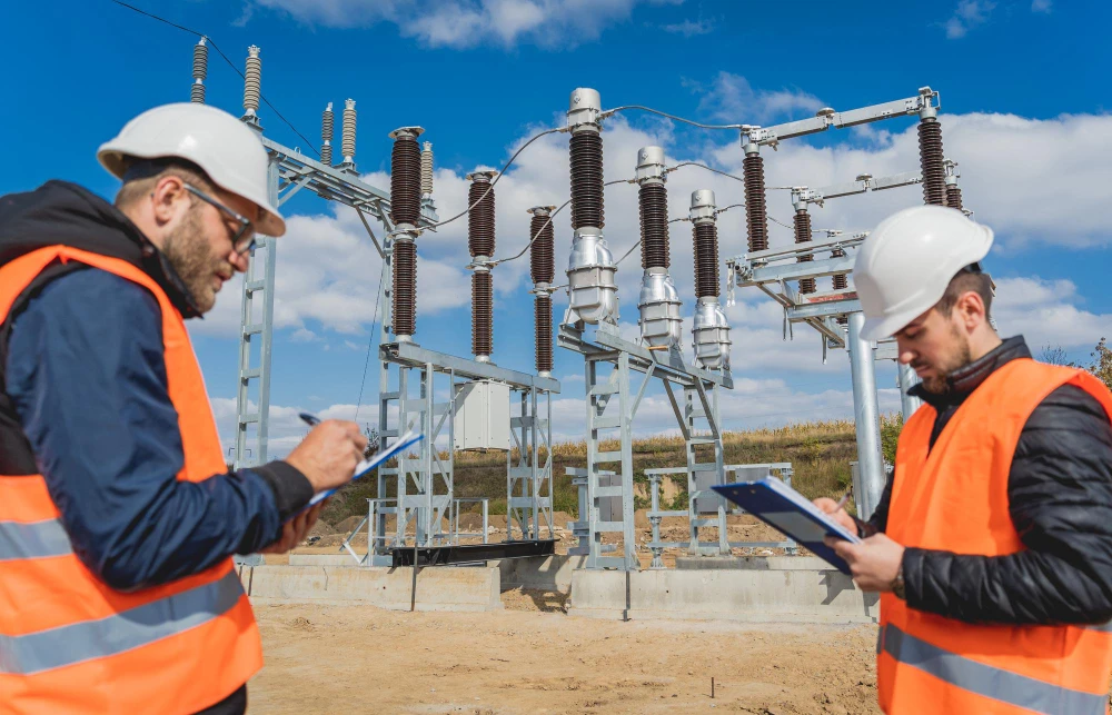 Work on energy infrastructure facilities