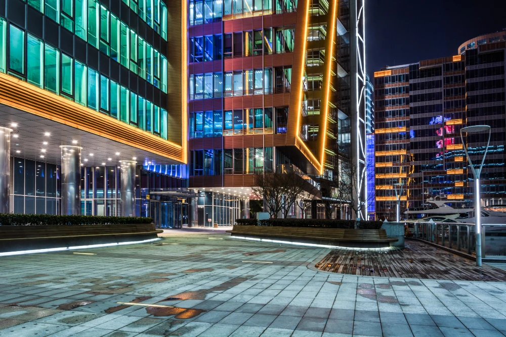 Architectural lighting of buildings