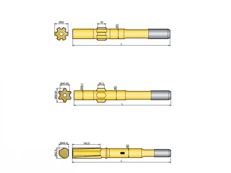 Schacht analoog Atlas Copco COP 131E, COP 131EB, COP 738, COP A1 - 459 - foto 1