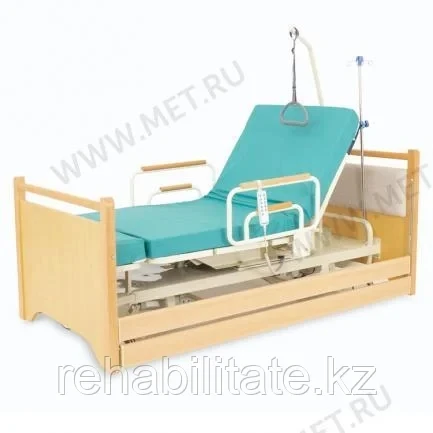 Кровать с ПОВОРОТНЫМ КРЕСЛОМ, для лежачих больных МЕТ RAUND UP - 1511 - фото 4