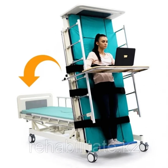 MET LIFT UP Электрическая четырёхсекционная кровать-вертикализатор с функцией переворачивания и туалетом - 1513 - фото 1