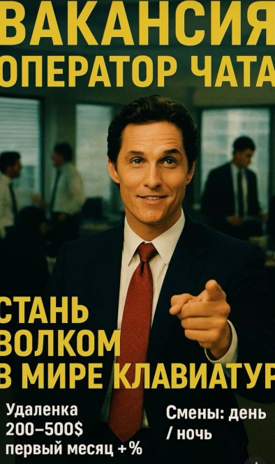 Вакансия Оператор чата Менеджер чата (удалённо) - 1769 - фото 1
