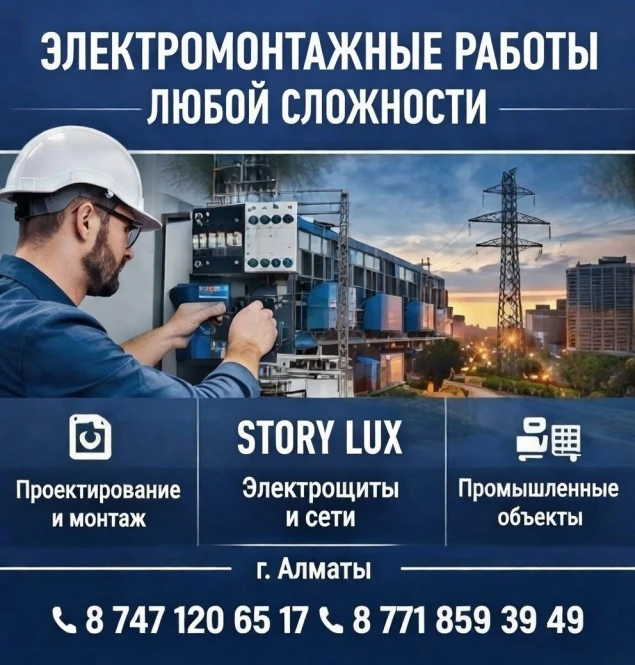 Электромонтажные работы любой сложности в алматы - 2120 - фото 2