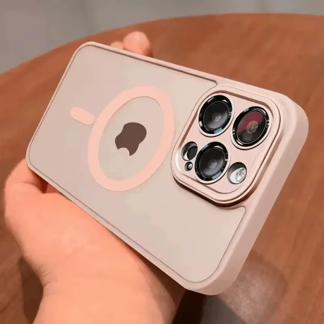Противоударный чехол для iPhone на заказ в Алматы — матовый TPU, MagSafe - 2503 - фото 11