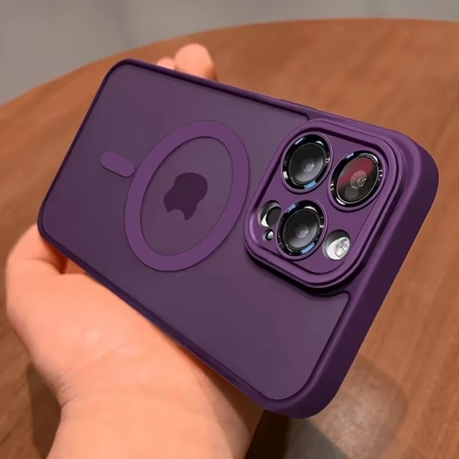 Противоударный чехол для iPhone на заказ в Алматы — матовый TPU, MagSafe - 2503 - фото 15