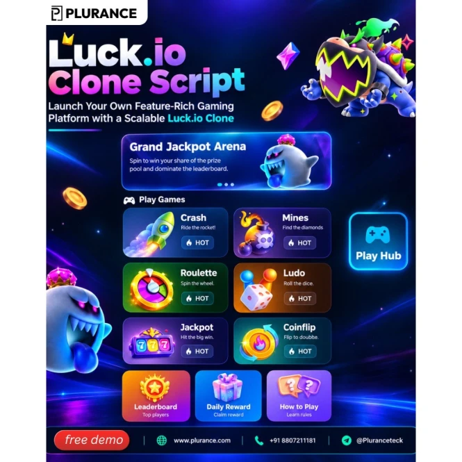 Начните свой онлайн-игровой проект с Luck.io Clone Script - 692735 - фото 1