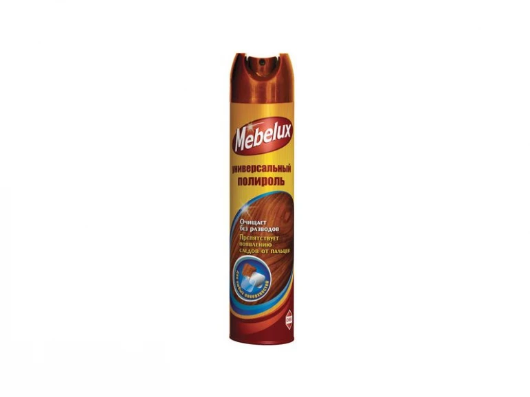 Mobilya cilası Mebelux tüm yüzeyler için 300 ml - 697 - fotoğraf 1
